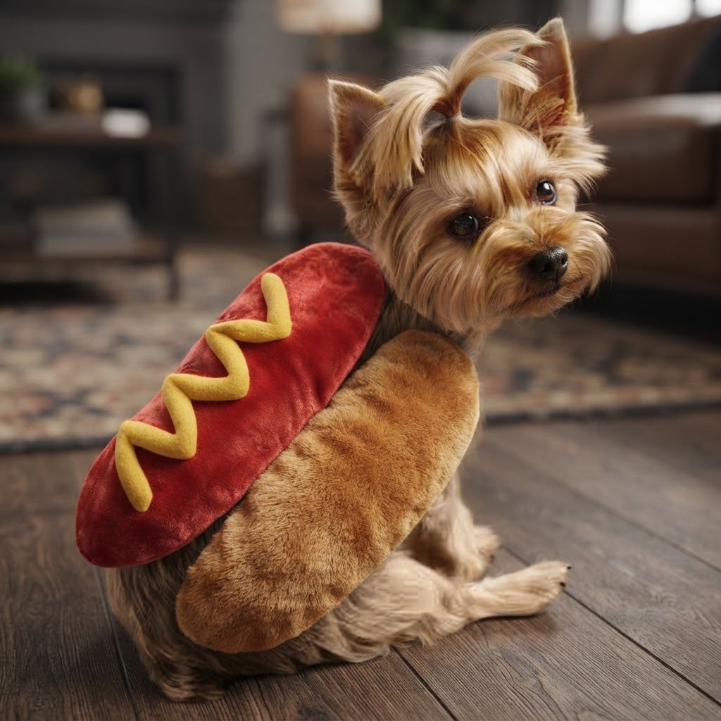 Pet Clothing Hot Dog Burger for Cats and Dogs