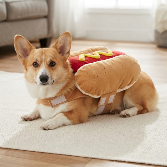 Pet Clothing Hot Dog Burger for Cats and Dogs